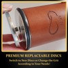 Premium Rolling Knife Sharpener with Replaceable Discs - Achieve Razor-Sharp