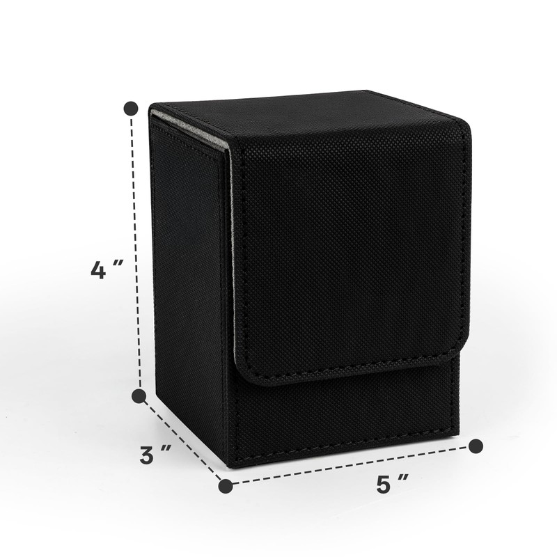 KKTROVE Trading Card Storage Box, Magnetic Deck Case, 100+ Card