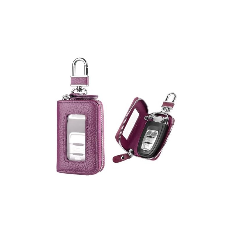 Funda para llave de coche, funda inteligente con gancho de