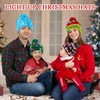 12 Pcs Christmas LED Hat Light up Xmas Beanie Knit