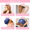 3 PCS Adjustable Shower Caps, Double Layer Waterproof Bathing Cap