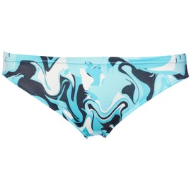 La Paume 6268003 Briefs, Unisex, Camouflage, Print, Stretch, No Hagi Bikini, Full Back Panties, Rapom Brand, blue