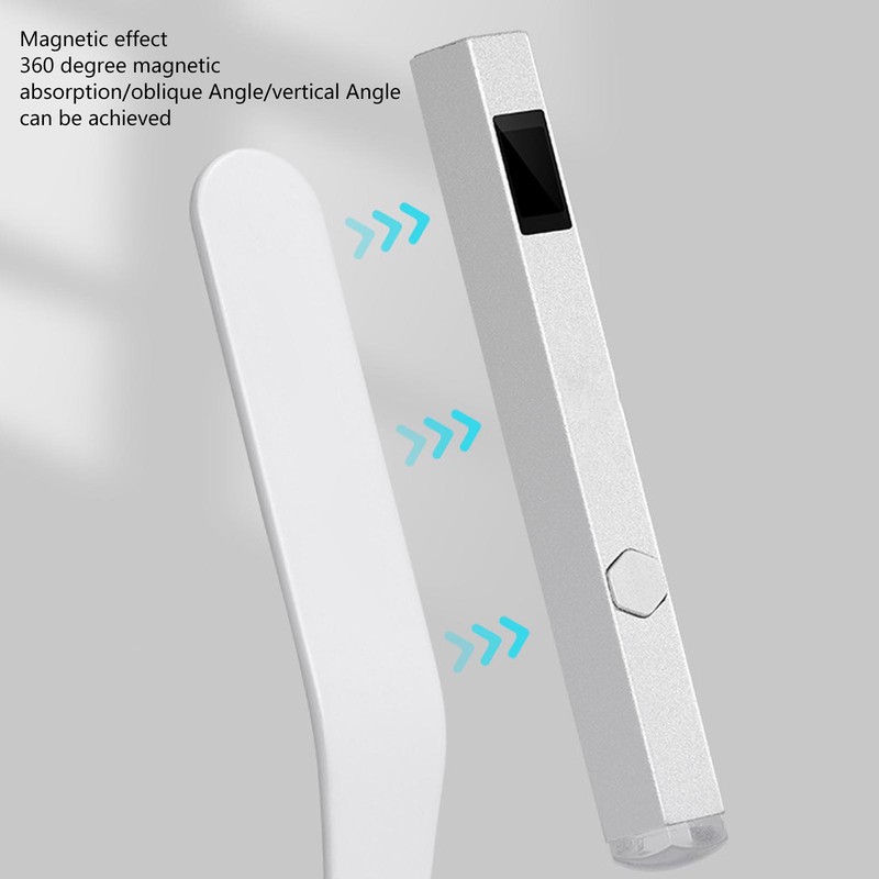 Mini LED Nail Lamp 2 Gears Portable Clear Silicone Tip