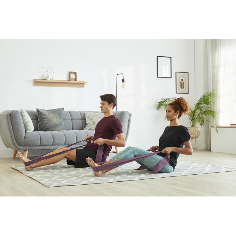 Decathlon Nyamba Medium Pilates Resistance Bands Unique Size Damson