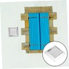 TEHAUX Stainless Steel Vent Grille with Adjustable Louvers Rainproof Wall