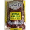 Swad Whole Red Dried Chillies 3.5oz., 100 Grams/ Indian Groceries by Swad [Foods] by Swad