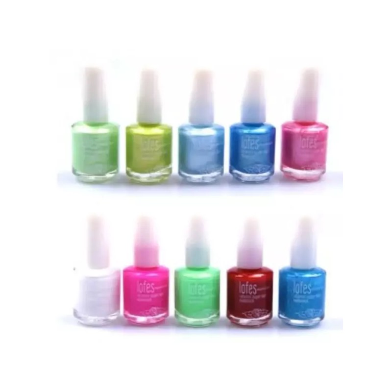 매니큐어 네일 아트 손톱 관리 매니큐어 형광 컬러 네일아트 [흑색]