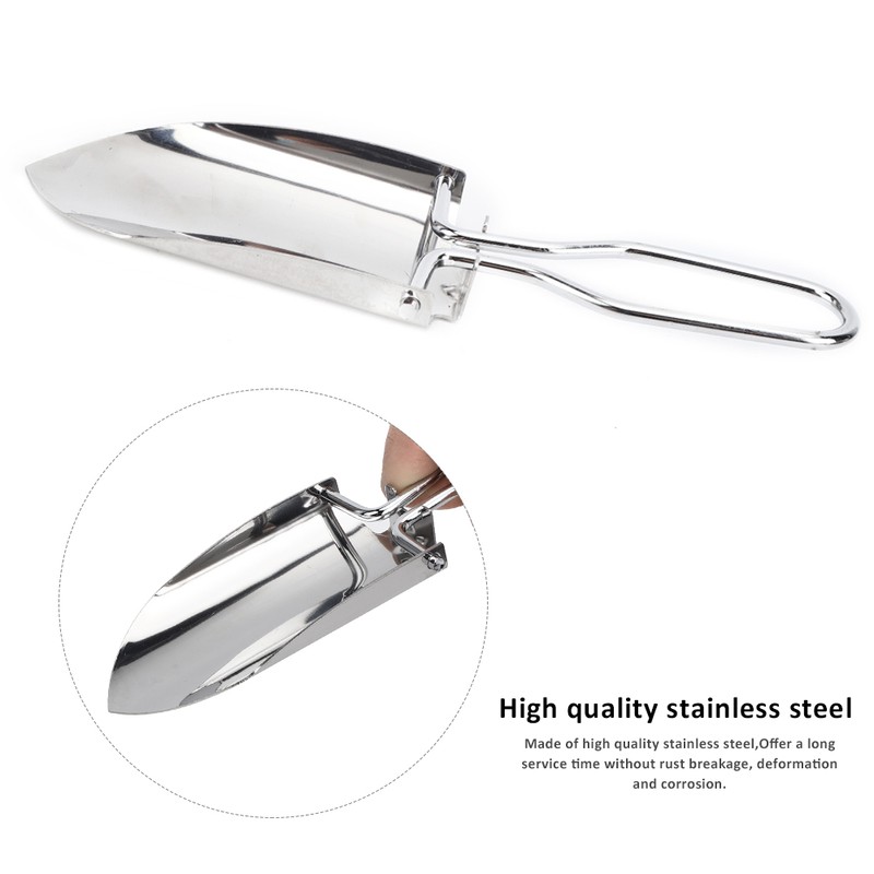 3PCS Mini Hand Shovel Folding Stainless Steel Trowel Portable Camping