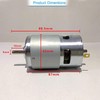BestTong Micro DC 12V-24V 10000RPM 775 Motor Ball Bearing Large