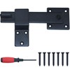 GELASKA Sturdy 6" Farm Flip Fence Gate Latch with Screwdriver,