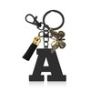 Initial Letter Keyring Letter A-Z Keychain with Butterfly Tassel Initial