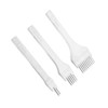 White Steel 2/5/10 Punch Prong Tool Set Lacing Stitching Chisel