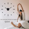 Presentime & Co Large Frameless DIY Wall Clock for Modern