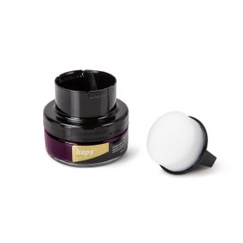 Kaps Shoe Cream with Sponge Applicator, Intensive Leather Care and Nourishing, Delicate, 70 colours (102 - dark lilac)