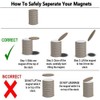 Neodymium Magnets D3mm x H4mm DIY Multi-Purpose Round Magnets for