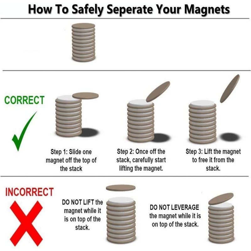 Neodymium Magnets D3mm x H4mm DIY Multi-Purpose Round Magnets for