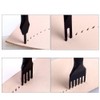 KEWAYO 4-piece Set, Rhombus Perforation, Round Hole Punch Set, Leathercraft,