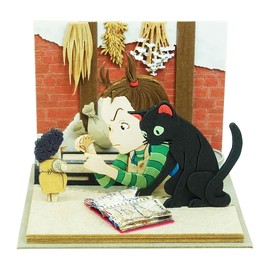 Sankei MP07-128 Studio Ghibli Mini Series Arya and the Witch Attack Against Bella Yaga Paper Craft