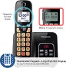 Panasonic Cordless Phone with Answering Machine, Advanced Call Block, Bilingual