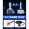 NOVCAPAR D3S LED Bulb,30000LM Super Bright High and Low Beam,