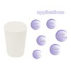sourcing map Rubber Tapered Plug 15mm to 21mm Solid Test