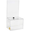 MCB - Medium Acrylic Donation Box - Ballot Box -