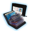 JahyShow 36 Slots Credit Card Holder Wallet Zip Leather Card