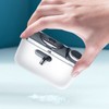 Electric Nail Clippers Portable Fingernail Trimmer File with Lighting for