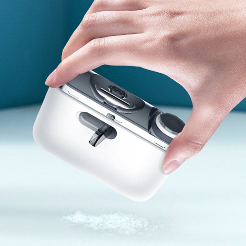 Electric Nail Clippers Portable Fingernail Trimmer File with Lighting for