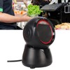 Desktop Barcode Scanner Global Shutter LED Indicator Prompt Tones Large
