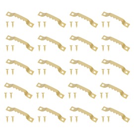 Picture Hangers, Picture Hangers Sawtooth Hanging Hooks for Picture Frame Hangers for Wooden Frames 20 Pieces with Screws