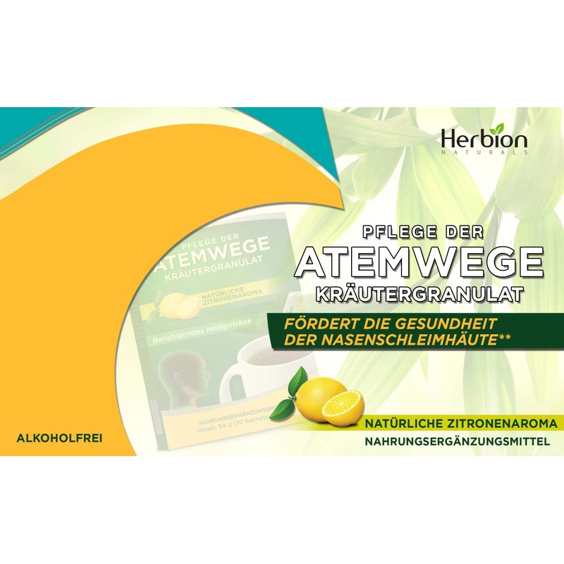 Herbion Naturals Natural Lemon Flavoured Respiratory Care Granules - 10