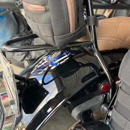 3pcs American Flag Stickers, Skull Decal with Black American 5 inches Vinyl car Flag Stickers for Trucks Jeeps Vans Women Men Motorcycles laptops Skateboards Bikes (Black, White, Blue)