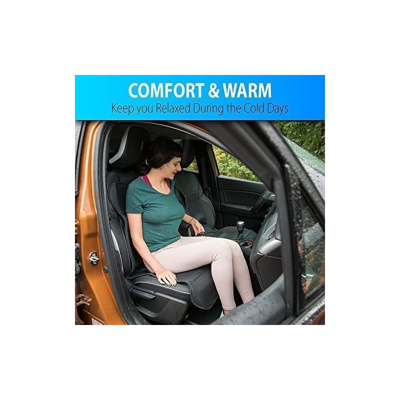 ZONETECH Car Travel Seat Cover Cushion - Premium Quality Classic