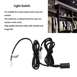 Touch Switch, DC 5 V to 24 V LED Light Touch Switch Embedded Touch Sensor Dimmer Switch for LED Soft Light Strip