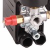 Air Compressor Pressure Switch 1/4in 4 Holes Controller Regulator Valve