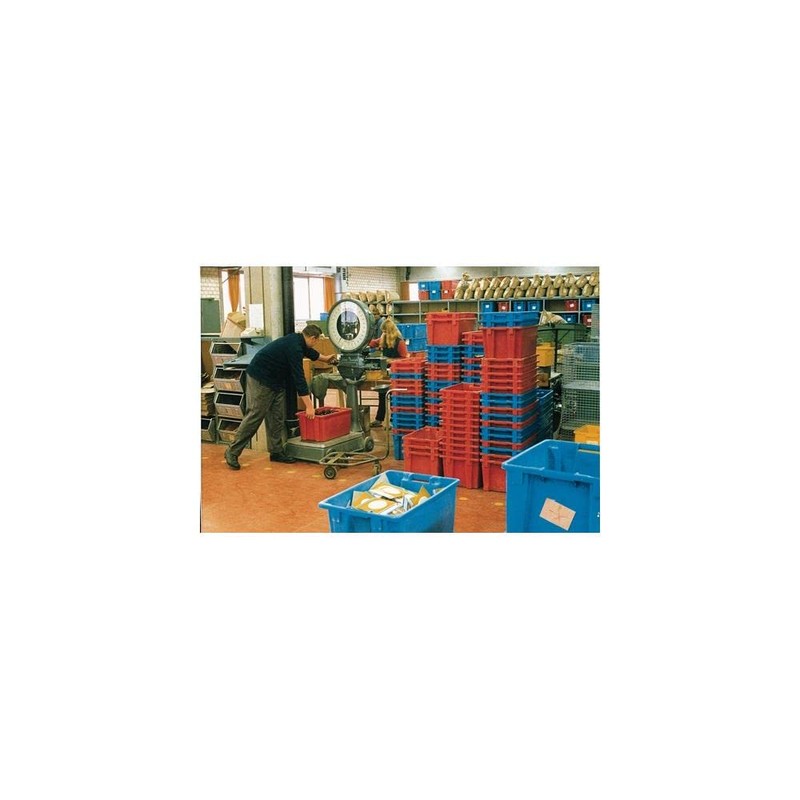 Drehstapelbehälter 6l PP rot 0,4kg L.300xB.200xH.150mm