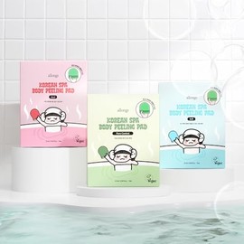 allongs - Almohadillas para pelar el cuerpo con control de poros para espalda y pecho, almohadilla corporal exfoliante coreana para piel con baches y 