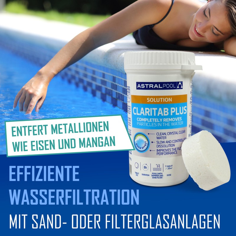 Astral Pool Claritab 15 x 20 g Tablets - Highly