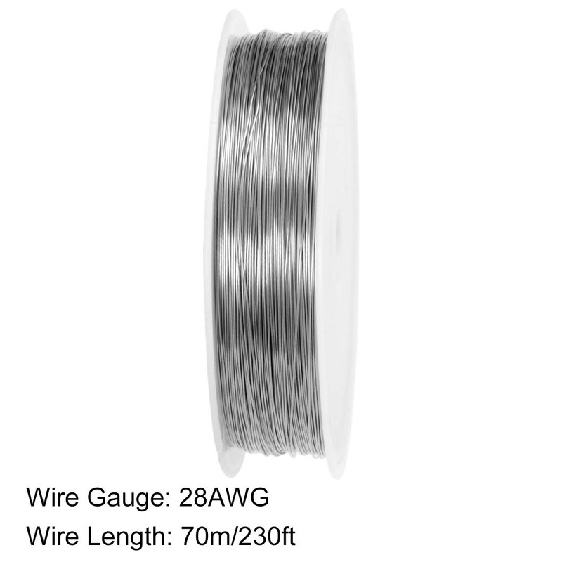 sourcing map 0.3 mm 28AWG Heating Resistance Wire Nichrome Cable