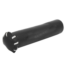 Alomejor Leather Snooker Tip Head Protective Cover Billiard Stick Protector Accessories for 10-11mm Snooker Trail (Black)