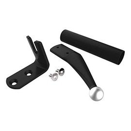 Ciro Passenger Accessory Mount Compatible for Harley Davidson FLHTCUTG Tri Glide Ultra Classic 2009-2013 - Black