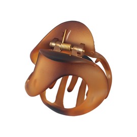 NAKANOYA Hair Claw 1 Piece Plastic Resin Hair Claw Vance Jikkepin Hair Clip Mini Vance, Multi Clip, Solid, Simple, Ice Color, Clear, Translucent, Marble Onion, Onion, Onions, Matte, Matte, Matte,