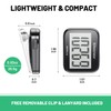 NESKLA 838 3D Pedometer for Walking, Simple Step Counter and