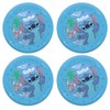Procos - Stitch and Angel Plastic Plates 4 Pack Reusable