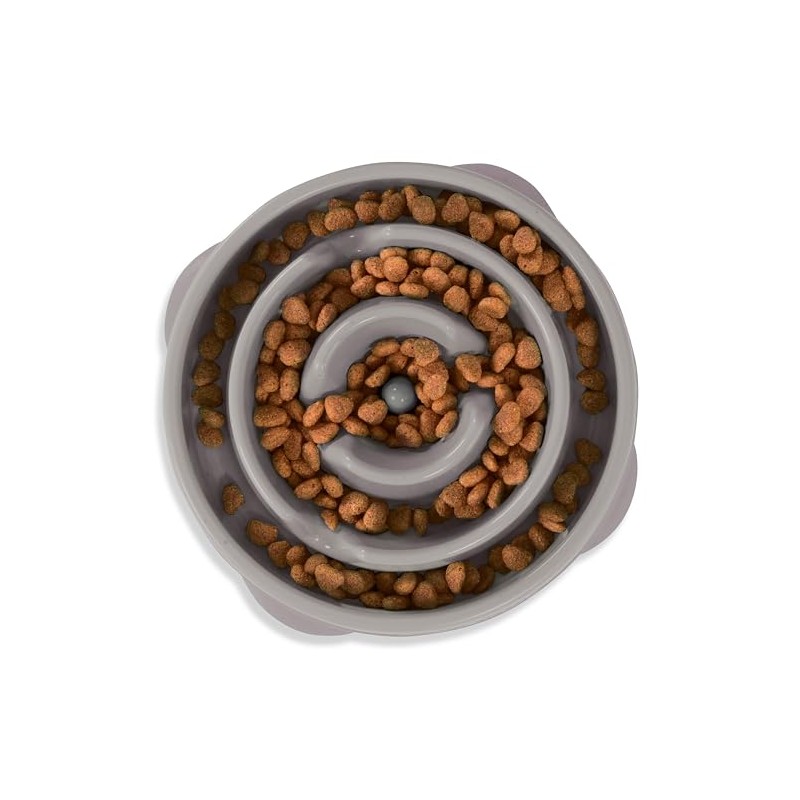 Outward Hound Fun Feeder Slo Bowl, Slow Feeder Dog Bowl,