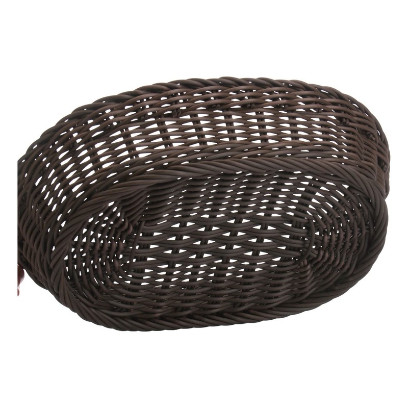 Saleen Wide Basket Oval, polypropylene Brown, 32 x 23 x