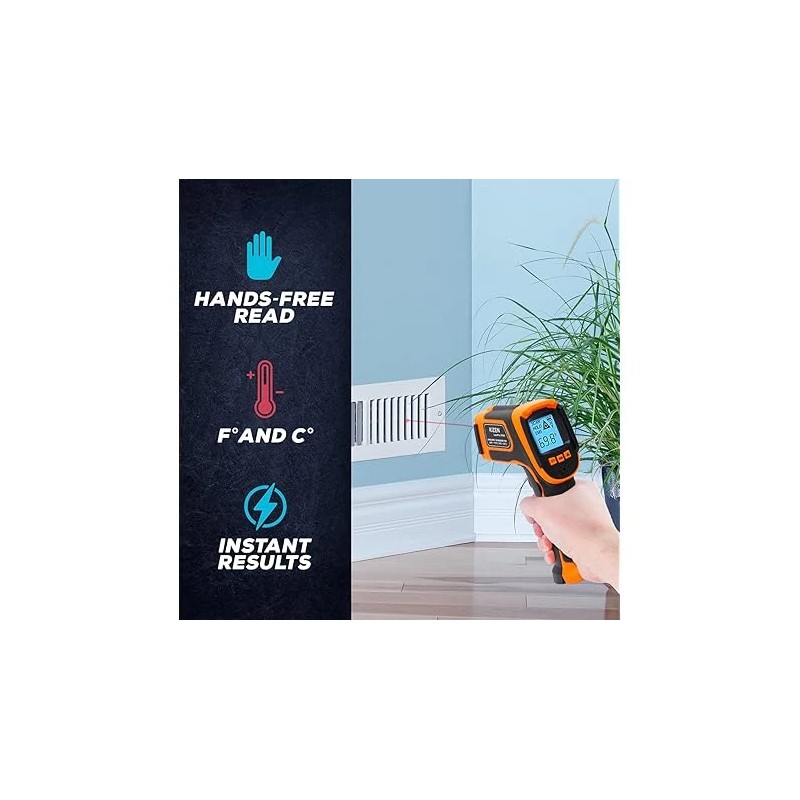 KIZEN Infrared Thermometer LaserPro LP300 Handheld Temperature Gun
