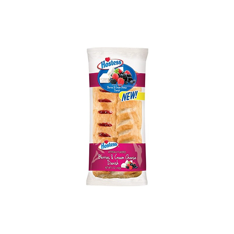 Hostess Danish, Berries & Cream Cheese, 5 Ounce (Pack of