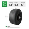 MAXROLLORS (2 Pack) 13x6.50-6 Lawn Mower Tires Tubeless, Replacement 13x6.5-6